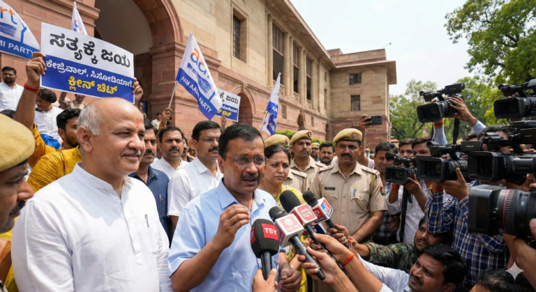 “ನಾನು ಸಂಪಾದಿಸಿದ್ದು ಪ್ರಾಮಾಣಿಕತೆ ಮಾತ್ರ” – ದೋಷಮುಕ್ತರಾದ ಬೆನ್ನಲ್ಲೇ ಮಾಧ್ಯಮಗಳ ಮುಂದೆ ಕಣ್ಣೀರಿಟ್ಟ ದೆಹಲಿ ಮಾಜಿ ಸಿಎಂ!