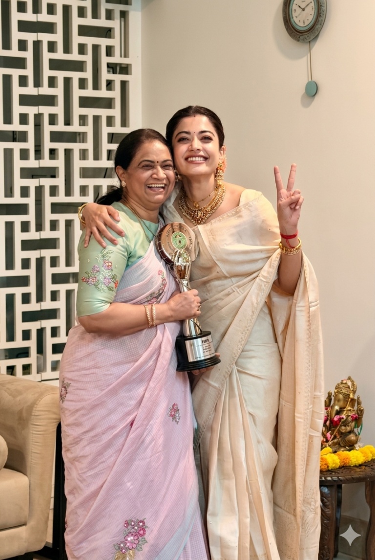 ಬಾಲ್ಯದ ಕನಸು ನನಸಾದ ಕ್ಷಣ: ತೆಲಂಗಾಣ ರಾಜ್ಯ ಪ್ರಶಸ್ತಿ ಮುಡಿಗೇರಿಸಿಕೊಂಡು ಭಾವುಕಳಾದ ‘ನ್ಯಾಷನಲ್ ಕ್ರಶ್’ ರಶ್ಮಿಕಾ ಮಂದಣ್ಣ!