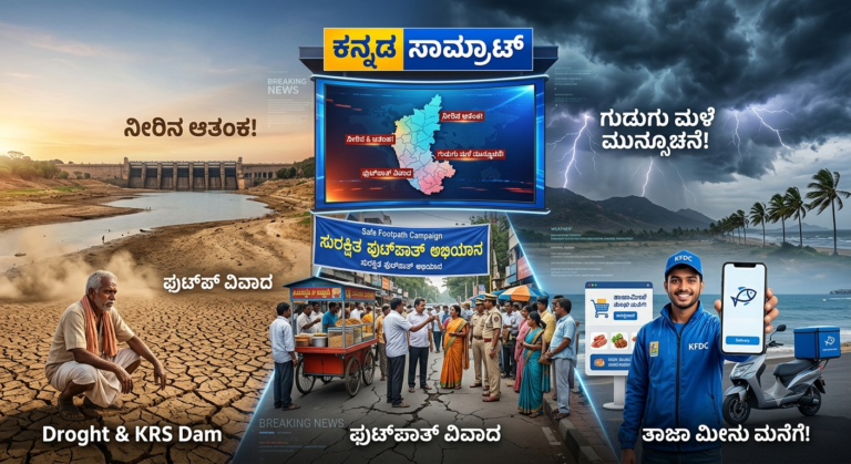 ಕರ್ನಾಟಕದ ಇಂದಿನ ಟಾಪ್ ಟ್ರೆಂಡಿಂಗ್ ಸುದ್ದಿಗಳು: ಕಾವೇರಿ ಒಡಲಲ್ಲಿ ಆತಂಕದಿಂದ ಹಿಡಿದು ಬೆಂಗಳೂರು ಫುಟ್‌ಪಾತ್ ವಿವಾದದವರೆಗೆ!**